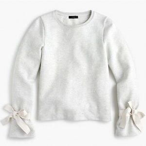 J. Crew tie sleeve Sweatshirt XS